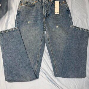 BDG Women's Blue and Navy Jeans